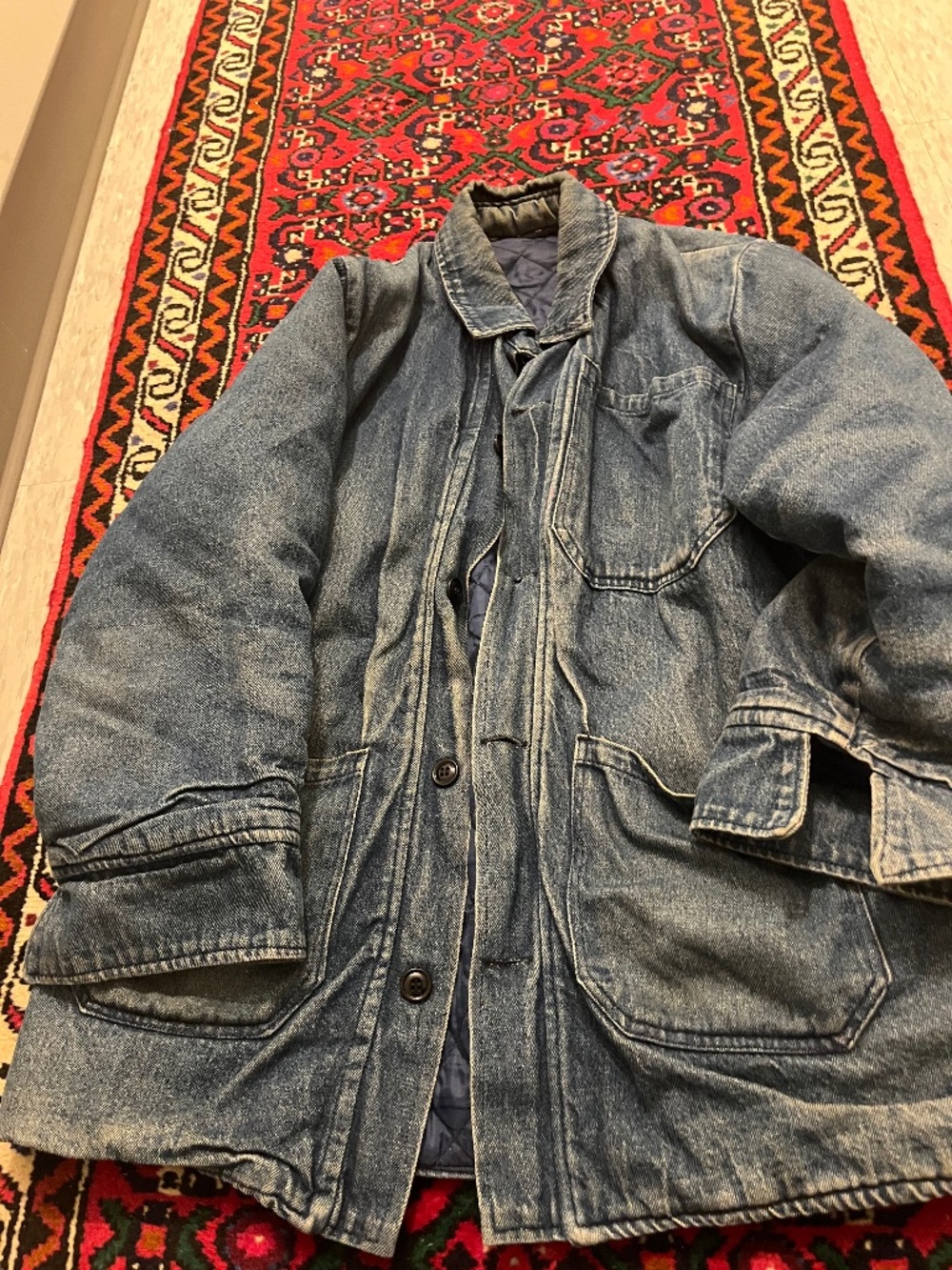 Vintage lined chore coat